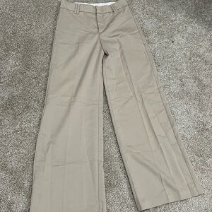 H&M Tan Wide Leg Pants